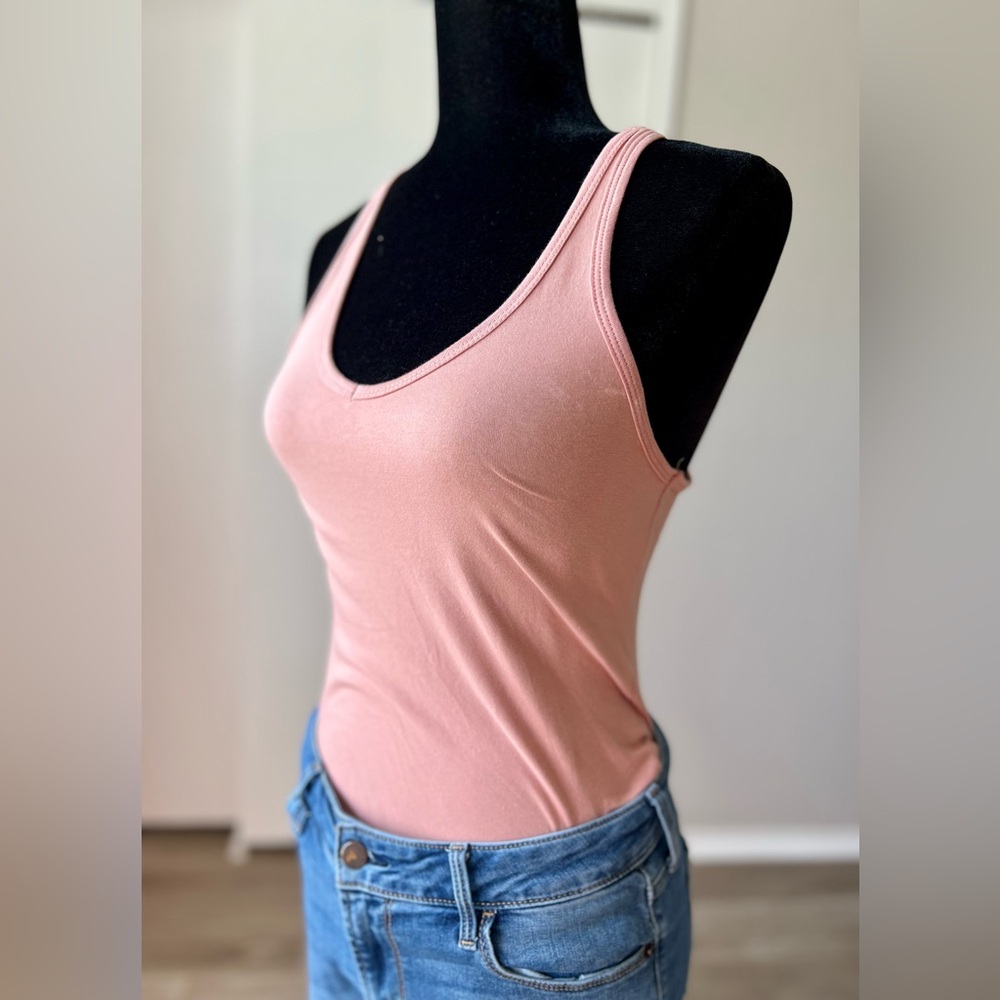 Women's Blush Bodysuit Tank Top